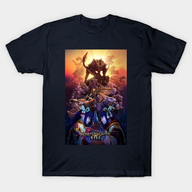 Monster Hunter Rise T-Shirt by bside7715